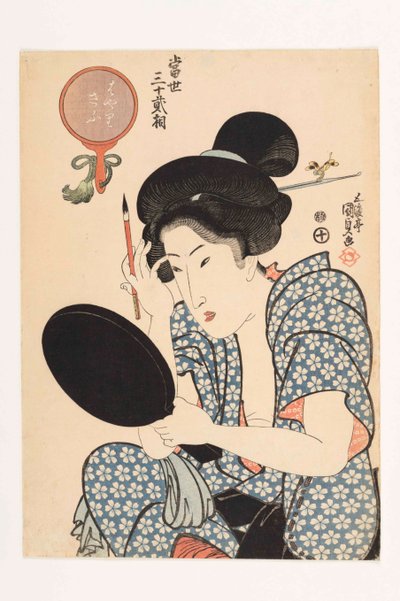 The Popular Type, från serien Tosei sanjuni so The modern thirty-two types, 1821-1822. av Kunisada