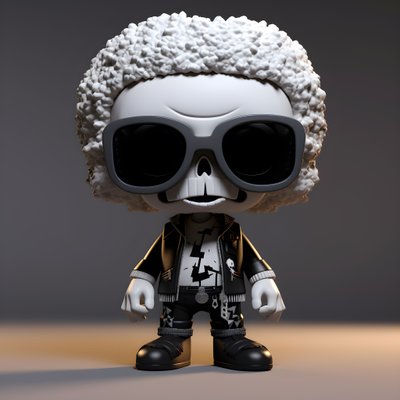 Chibi litet skelett 1 av Kurt Heppke