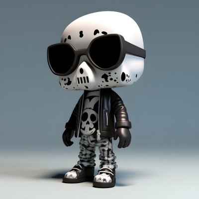 Chibi litet skelett 3 av Kurt Heppke