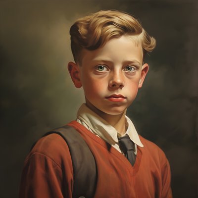 Tysk pojke 1 av Kurt Heppke