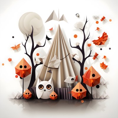 Gratulationskort för Halloween 2 av Kurt Heppke