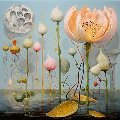Lotusblumensamenschoten 2 av Kurt Heppke