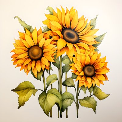 Solrosor 1 av Kurt Heppke