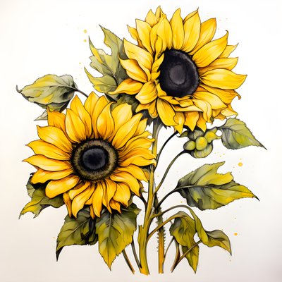 Solrosor 4 av Kurt Heppke