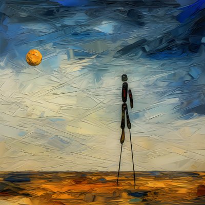 Stickfigur 1 av Kurt Heppke