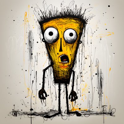 gul seriefigur 1 av Kurt Heppke