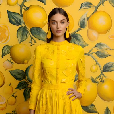 olika gula citronmotiv 1 av Kurt Heppke