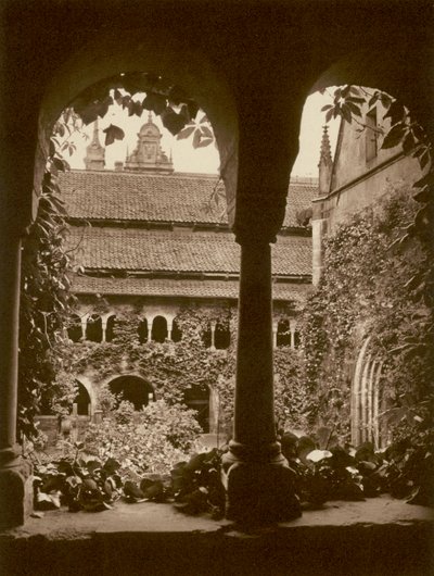 Hildesheim, katedral, kloster; Hildesheim, katedralklostret (s/v foto) av Kurt Hielscher