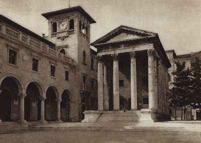 Italien: Polo, Tempio Augusteo (s/v foto) av Kurt Hielscher