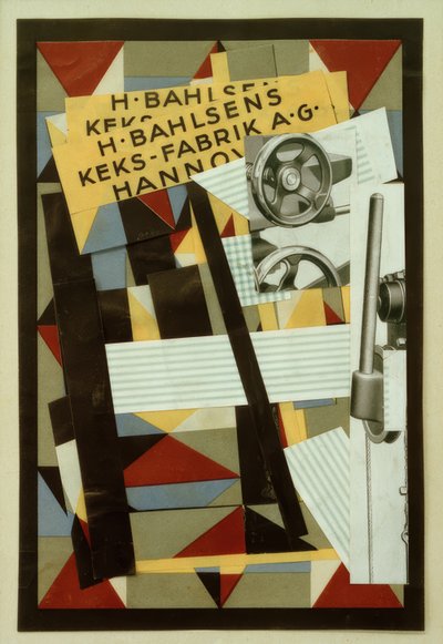 kex-tyg eld av Kurt Schwitters