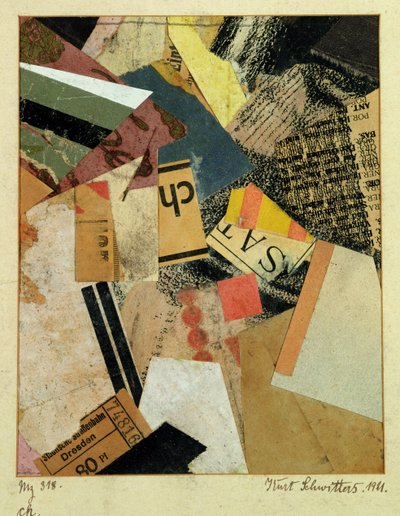MZ 318 CH., 1921 av Kurt Schwitters
