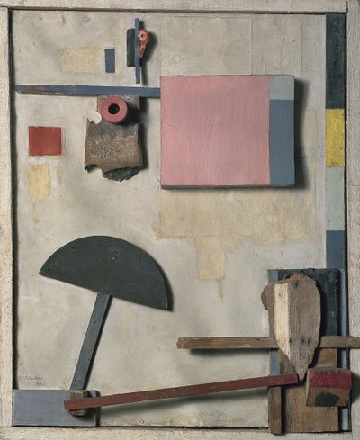 Merzbild Kijkduin, 1923 av Kurt Schwitters