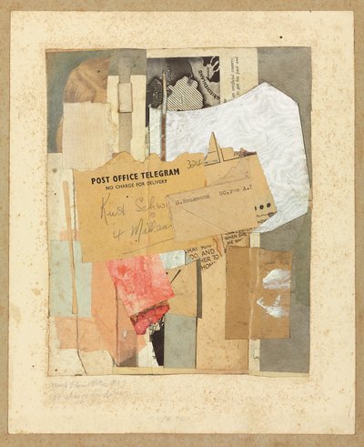 Ingen avgift för leverans, 1947 av Kurt Schwitters