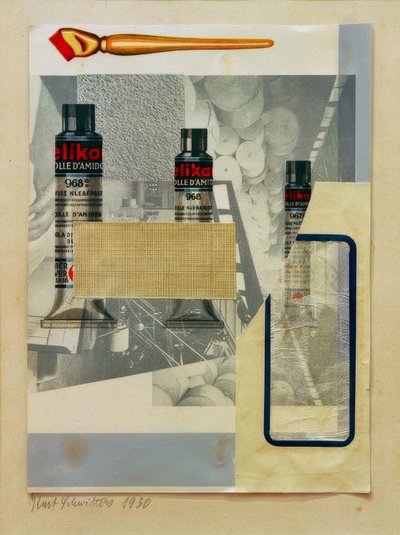 Namnlös (Elika) av Kurt Schwitters