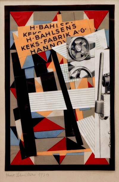 Utan titel (H.Bahlsens kexfabrik A.G.) av Kurt Schwitters