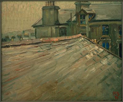 Utan titel (hustak i Douglas, Isle of Man) av Kurt Schwitters