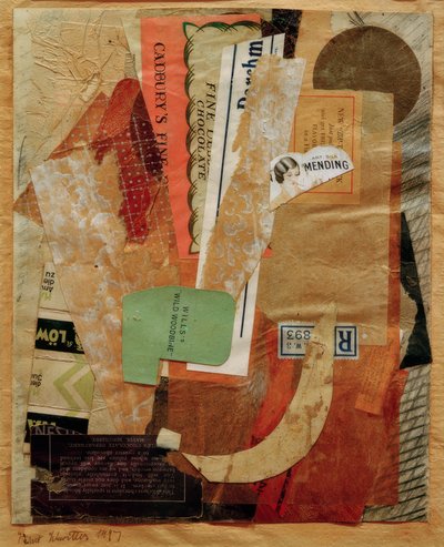 Namnlös (Lättar) av Kurt Schwitters