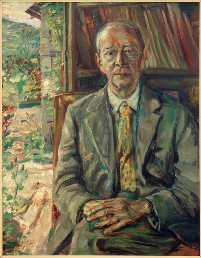 Utan titel (porträtt Harry Pierce) av Kurt Schwitters