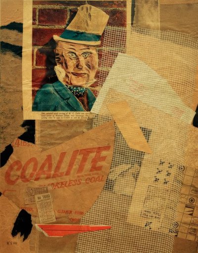 Namnlös (W.C. Fields) av Kurt Schwitters
