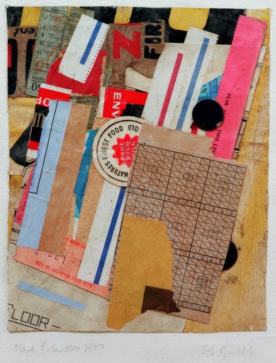 Av rött av Kurt Schwitters