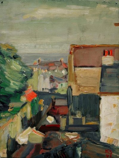 Landskap från Douglas av Kurt Schwitters
