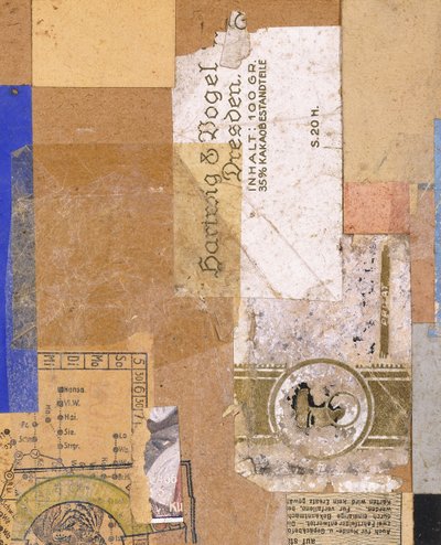 Utan titel, 1926 av Kurt Schwitters