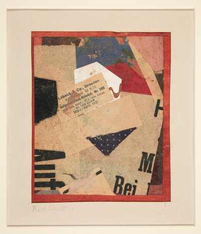 Utan titel [Lobeck & Co., Dresden] av Kurt Schwitters