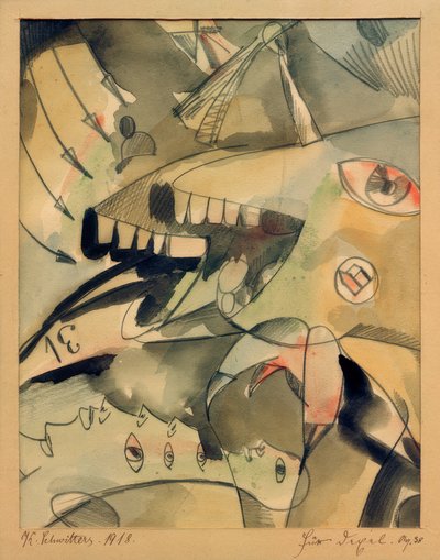 för Dexel. Aq 38 av Kurt Schwitters