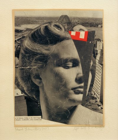 vänster hälften av en skönhet av Kurt Schwitters