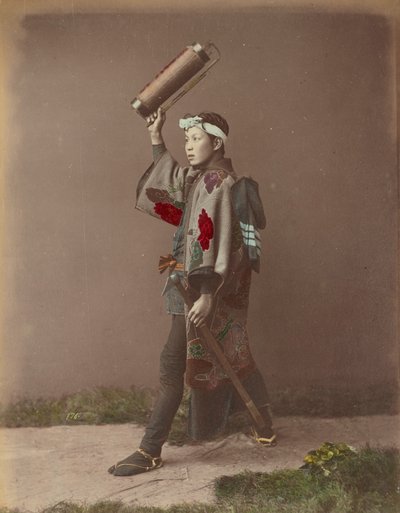 Brandmannen av Kusakabe Kimbei