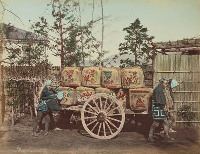 Fraktvagn av Kusakabe Kimbei