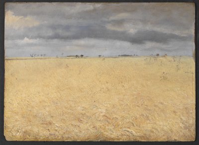 Ett rågfält nära Ring Village av Laurits Andersen Ring