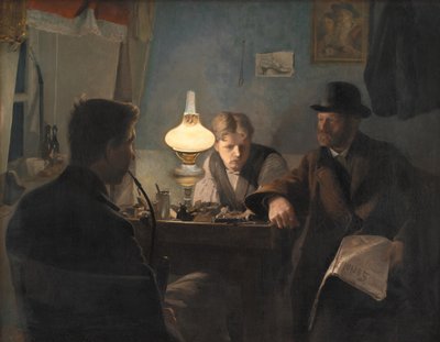 Ett besök på en skomakarverkstad av Laurits Andersen Ring