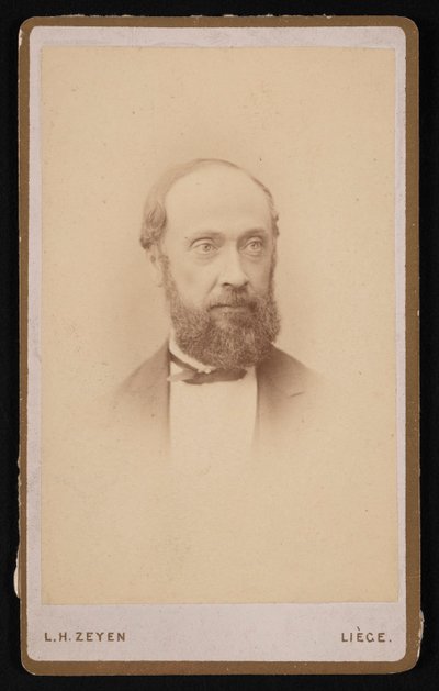 Porträtt av Dr. G. Demailque, före 1876. av LH Zeyen