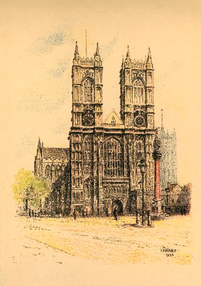 Westminster Abbey, 1924. av L. A. Hayes