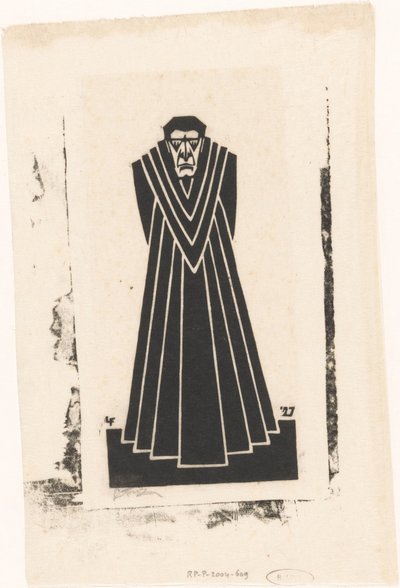 Präst i en toga av L. Fritz (signed by artist)