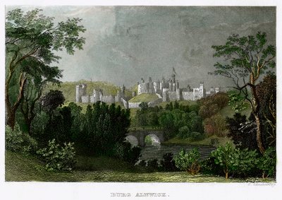 Alnwick Castle, Northumberland, 1700-1800-talet. av L Kunstvortag