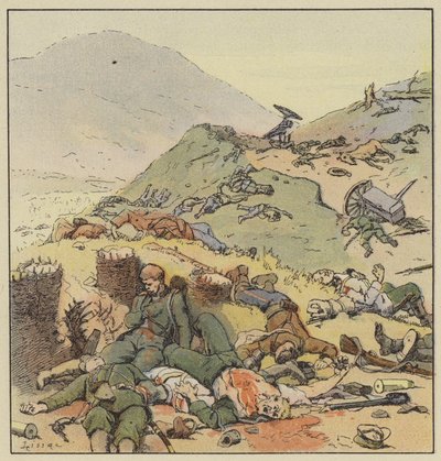 Dike övergiven av ryssarna, Liao-Yang av L. Malespine