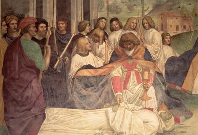 St. Benedikts död, ur St. Benedikts liv av L. Signorelli