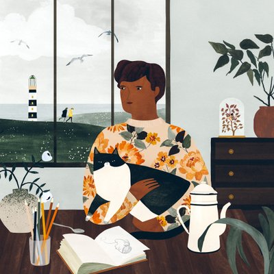 Molnig eftermiddag, 2019 av Léa Le Pivert