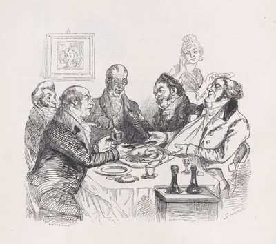 Praise of Chicken från The Complete Works of Béranger, 1836. av Lacoste