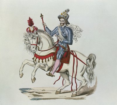 Ridsporträtt av Henri IV 1596 av Lacoste jeune