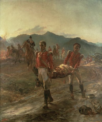 Morgonen efter slaget vid Talavera (1809) av Lady Butler