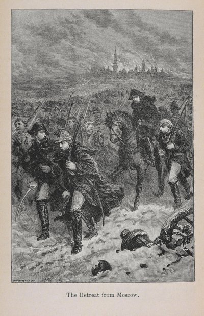 Reträtt från Moskva, illustration från "Little Arthur