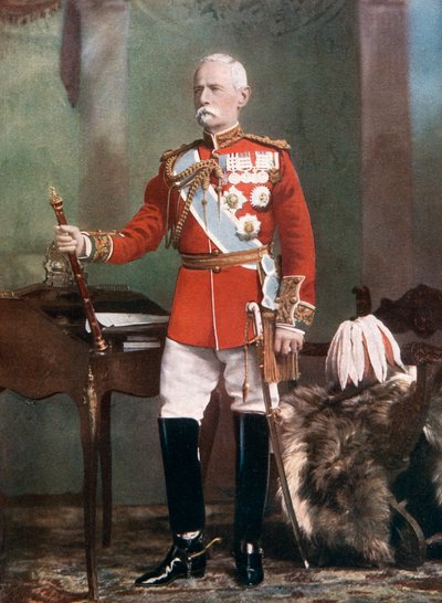 Fältmarskalk Lord Roberts, överbefälhavare för styrkorna i Sydafrika, 1902. av Lafayette