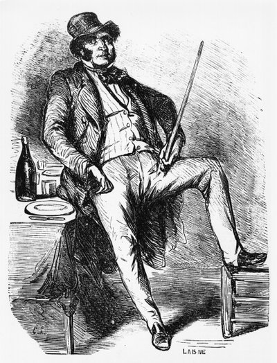 Vautrin, illustration från 
