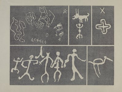 Petroglyph - Djur av Lala Eve Rivol