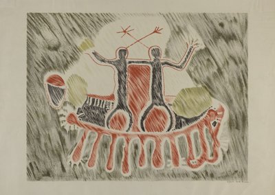 Petroglyph - Människofigurer av Lala Eve Rivol