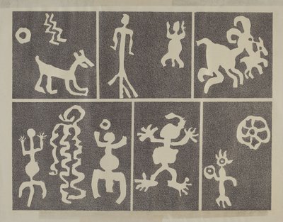 Petroglyph Design av Lala Eve Rivol