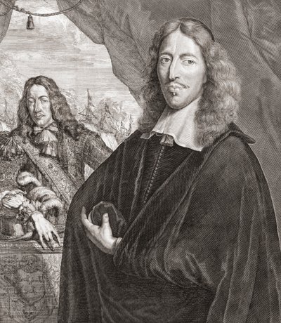 Johan de Witt aka Jan de Witt (till höger) och hans bror Cornelis de Witt. av Lambert de Visscher